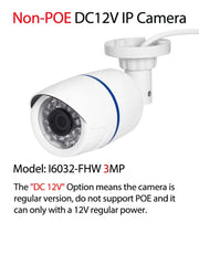 Cámara Bala POE IP65 – Exterior Impermeable con Visión Nocturna IR 30 m - BestTek DRS