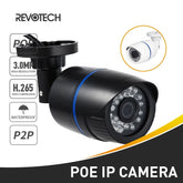 Cámara Bala POE IP65 – Exterior Impermeable con Visión Nocturna IR 30 m - BestTek DRS