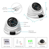 Cámara Domo 4MP Antivandálica IP – Seguridad Profesional Interior y Exterior - BestTek DRS