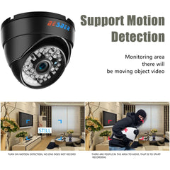 Cámara Gran Angular 1080P Antivandálica – Visión Nocturna y Detección de Movimiento - BestTek DRS