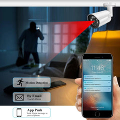 Cámara POE IP Exterior 5MP H.265 – Vigilancia Nocturna Resistente al Agua - BestTek DRS