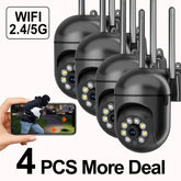 Cámara WiFi 2MP con Visión Nocturna a Color y Seguimiento Automático - BestTek DRS