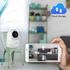 Cámara WiFi Tuya 5MP Interior – Detección de Movimiento y Audio Bidireccional - BestTek DRS