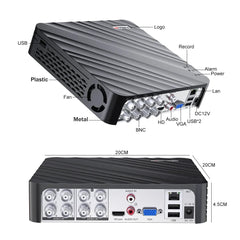 Grabador DVR 4/8 Canales AHD – Sistema CCTV Full HD 1080P con Salida HDMI - BestTek DRS