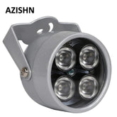 Luz Infrarroja 4 LEDs para CCTV – Iluminador IR Impermeable de Largo Alcance - BestTek DRS