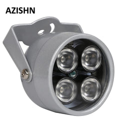Luz Infrarroja 4 LEDs para CCTV – Iluminador IR Impermeable de Largo Alcance - BestTek DRS