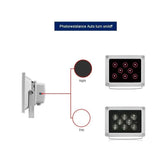 Luz Infrarroja 8 LEDs para CCTV – Iluminación Nocturna Potente Exterior - BestTek DRS