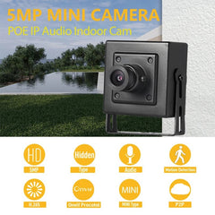 Mini Cámara IP POE 3MP H.265 – Vigilancia Profesional con Visión Nocturna - BestTek DRS