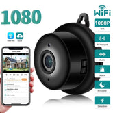 Mini Cámara WiFi Interior 1080P – Detección de Movimiento y Audio Bidireccional - BestTek DRS