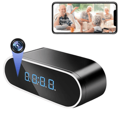 Reloj Despertador con Cámara Discreta Full HD – Vigilancia Discreta con Grabación - BestTek DRS