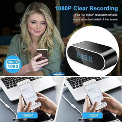 Reloj Despertador con Cámara Espía Full HD – Vigilancia Discreta con Grabación - BestTek DRS