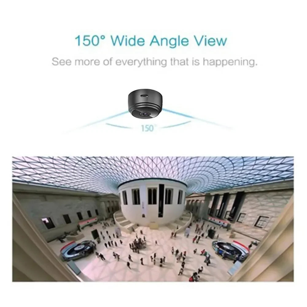 Mini Cámara A9 WiFi HD – Detección de Movimiento y Audio Bidireccional