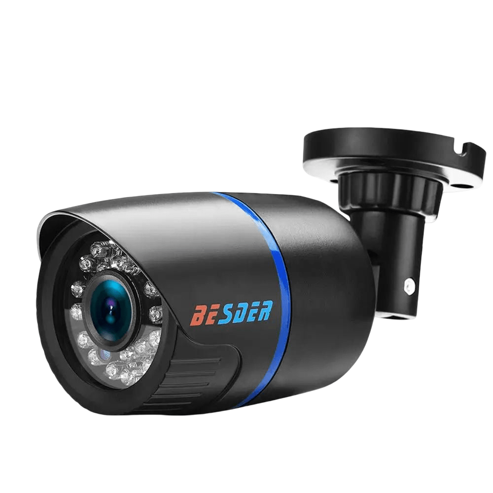 Cámara Bullet POE 5MP H.265 – Impermeable con Visión Nocturna Profesional - BestTek DRS
