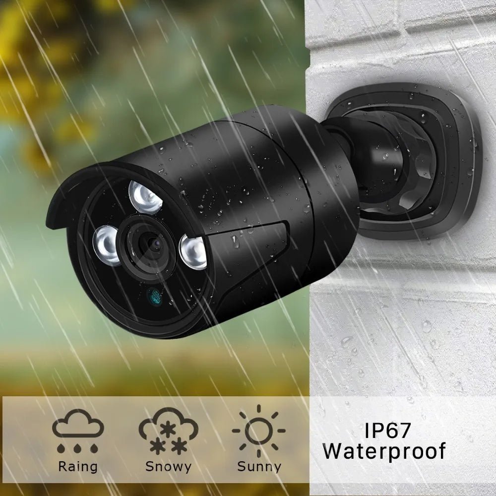 Cámara Exterior IP 5MP Metálica H.265 – Impermeable con Visión Nocturna - BestTek DRS