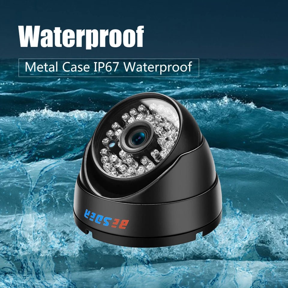 Cámara Gran Angular 1080P Antivandálica – Visión Nocturna y Detección de Movimiento - BestTek DRS