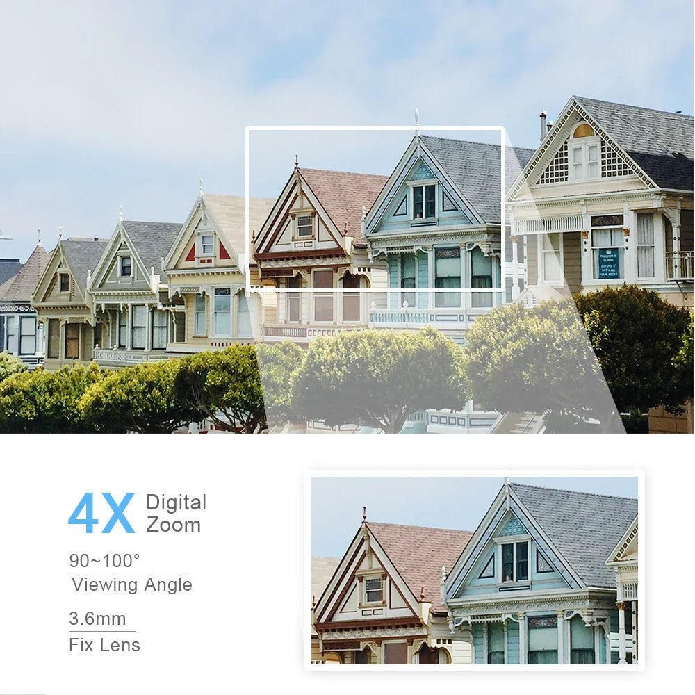 Cámara PTZ Mini 4K WiFi con Seguimiento Automático – Visión Nocturna y Zoom Digital - BestTek DRS