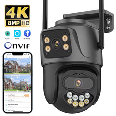 Cámara PTZ WiFi 4K Exterior – Doble Lente y Visión Nocturna a Color - BestTek DRS