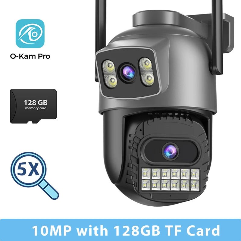 Cámara PTZ WiFi Exterior 15MP – Zoom Digital 10X y Detección Humana - BestTek DRS