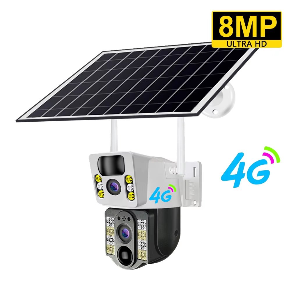 Cámara Solar 4K 8MP 4G – Seguridad Exterior sin Cables ni Electricidad - BestTek DRS