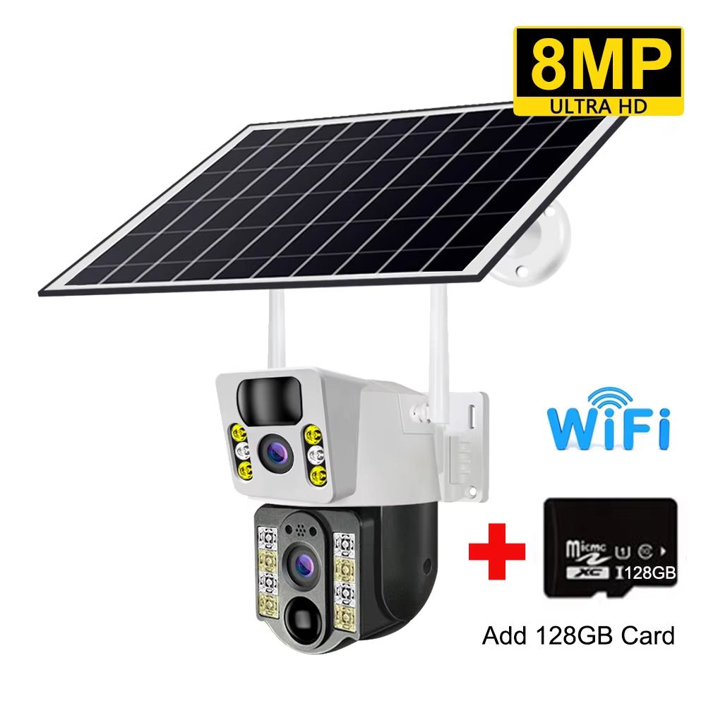 Cámara Solar 4K 8MP 4G – Seguridad Exterior sin Cables ni Electricidad - BestTek DRS