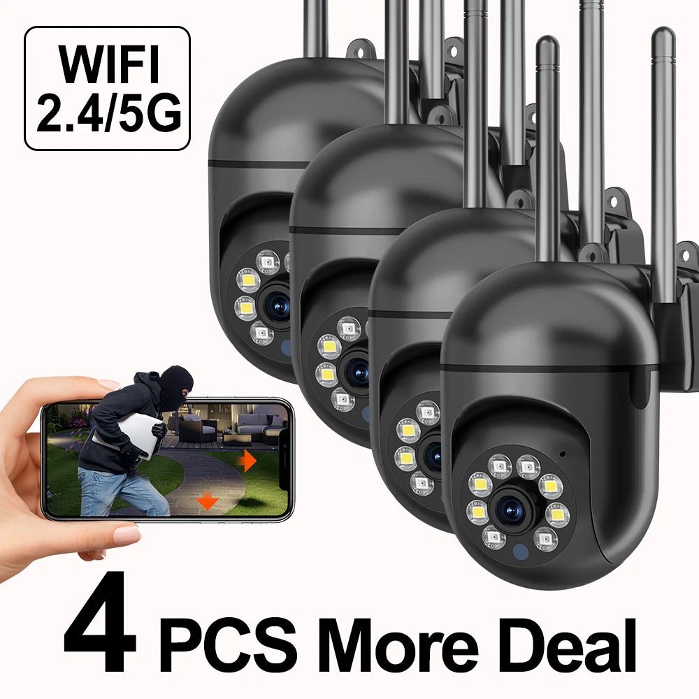 Cámara WiFi 2MP con Visión Nocturna a Color y Seguimiento Automático - BestTek DRS