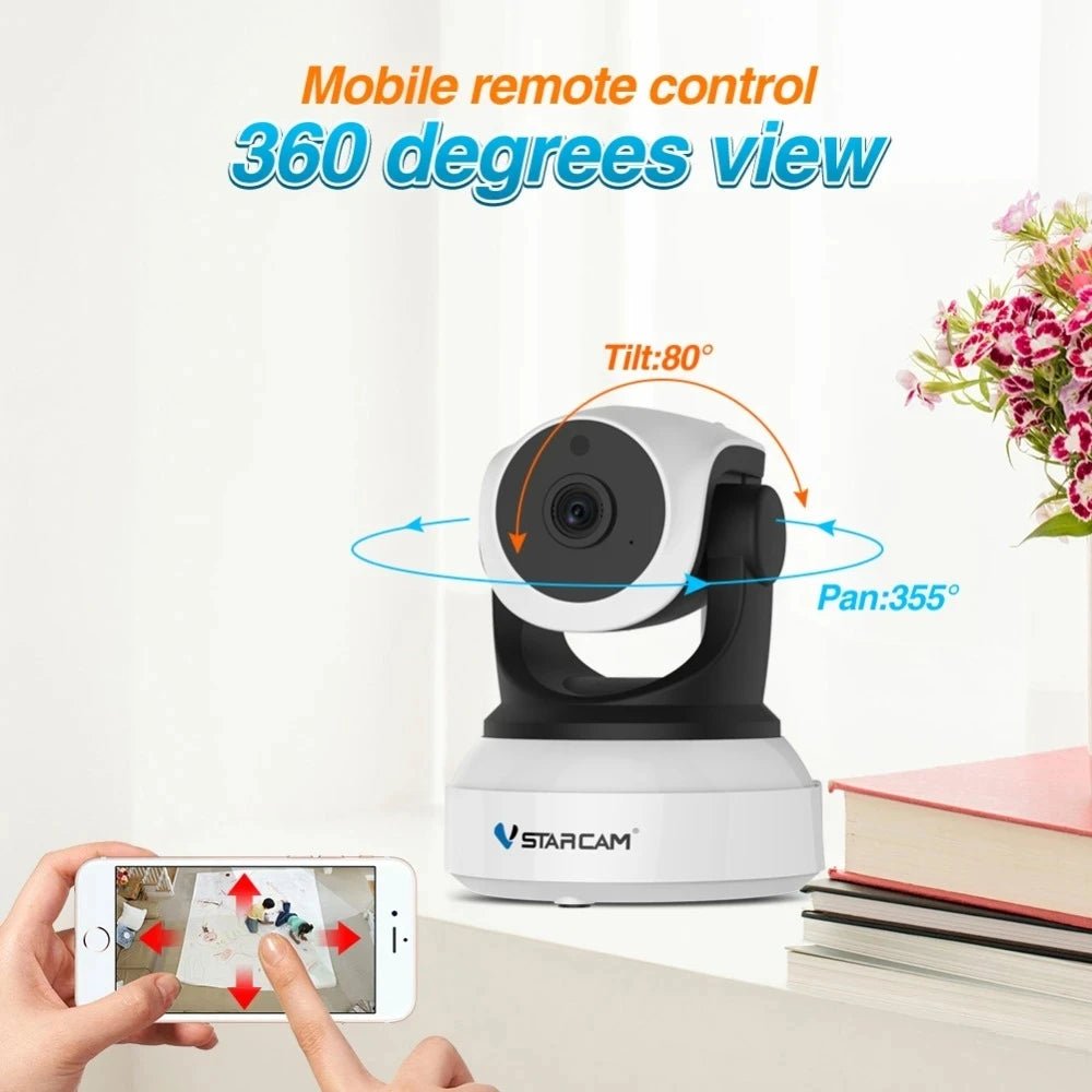 Cámara WiFi Vstacram C24S 3MP – Vigilancia Interior con Detección de Movimiento - BestTek DRS