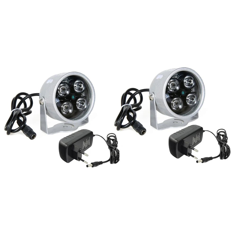 Foco Infrarrojo 850nm para Cámaras CCTV – Luz IR de Largo Alcance Exterior - BestTek DRS