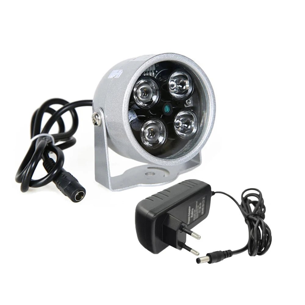 Foco Infrarrojo 850nm para Cámaras CCTV – Luz IR de Largo Alcance Exterior - BestTek DRS