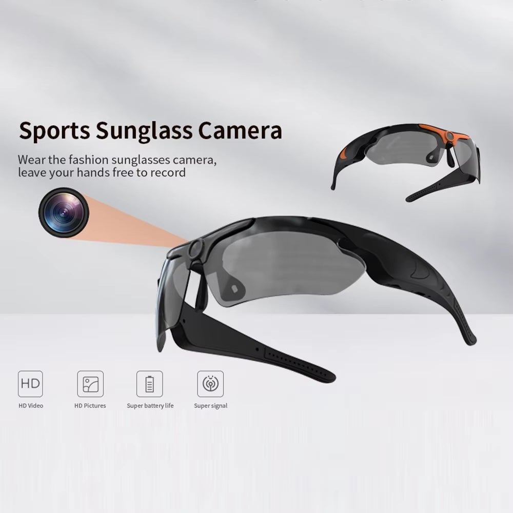Gafas con Cámara 1080P – Grabación Deportiva y Seguridad - BestTek DRS