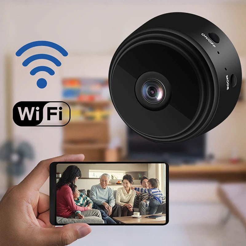 Mini Cámara Espía A9 WiFi Full HD 1080P – Vigilancia Discreta para Casa u Oficina - BestTek DRS