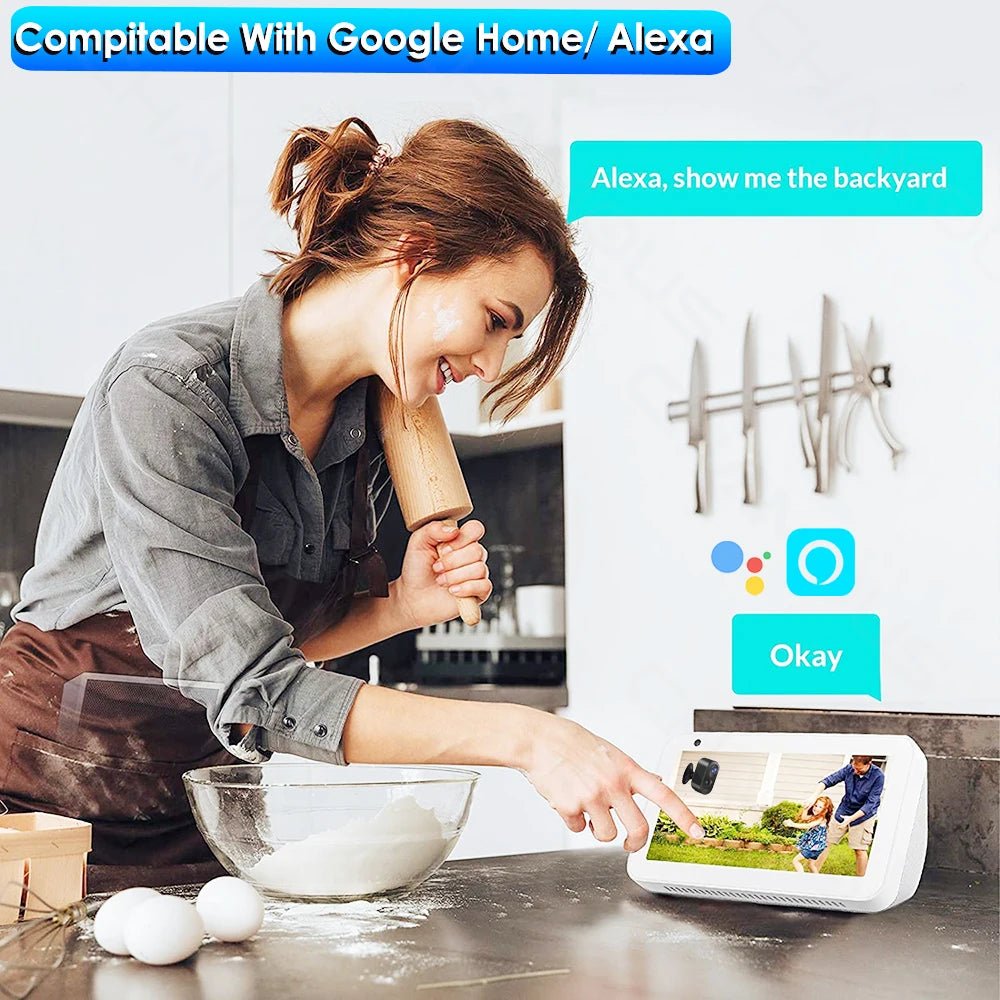 Timbre Inteligente Tuya WiFi – Cámara de Puerta 1080P con Sensor de Movimiento - BestTek DRS