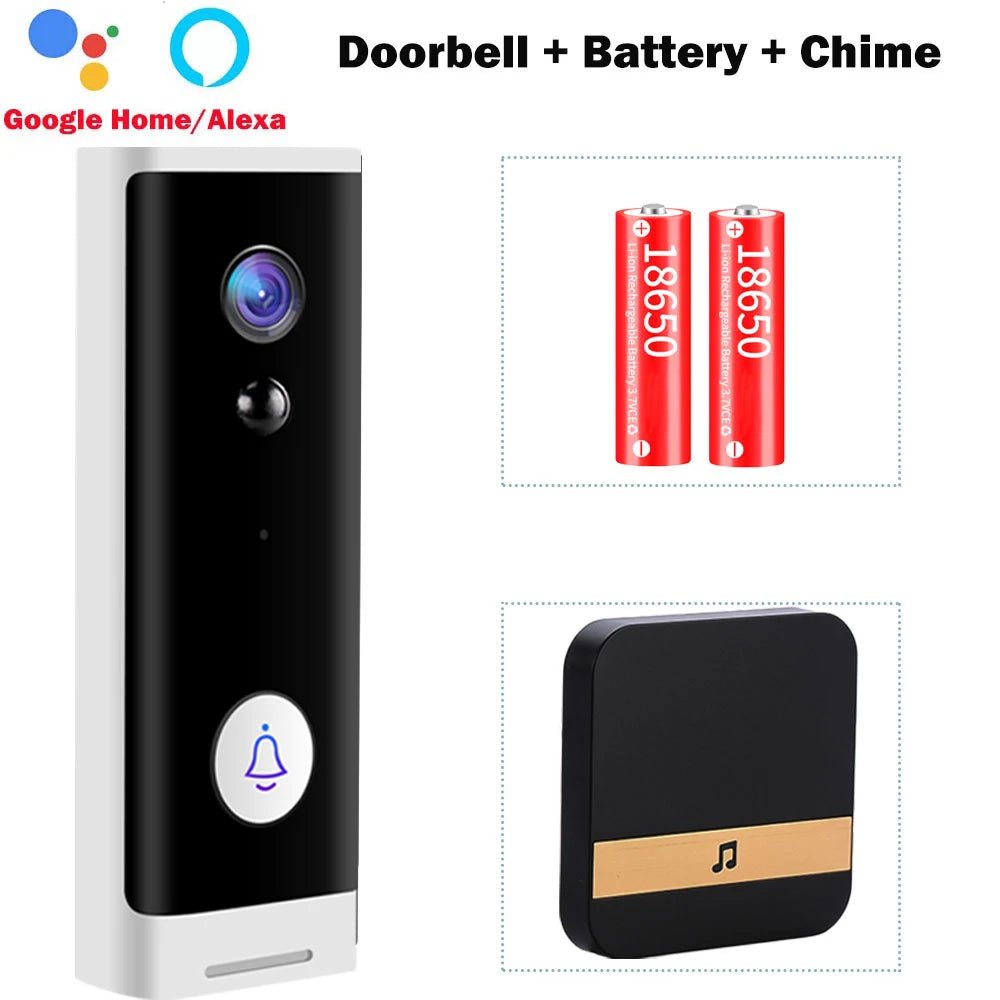 Timbre Inteligente Tuya WiFi – Cámara de Puerta 1080P con Sensor de Movimiento - BestTek DRS